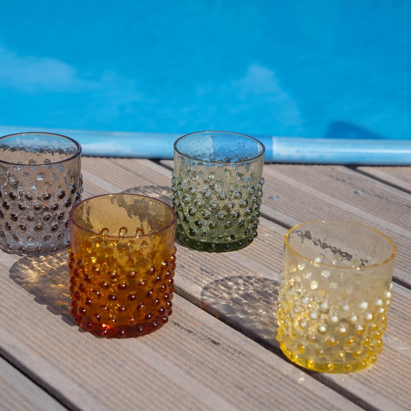 Klimchi Hobnail vannglass 15 cl bonsai grønn