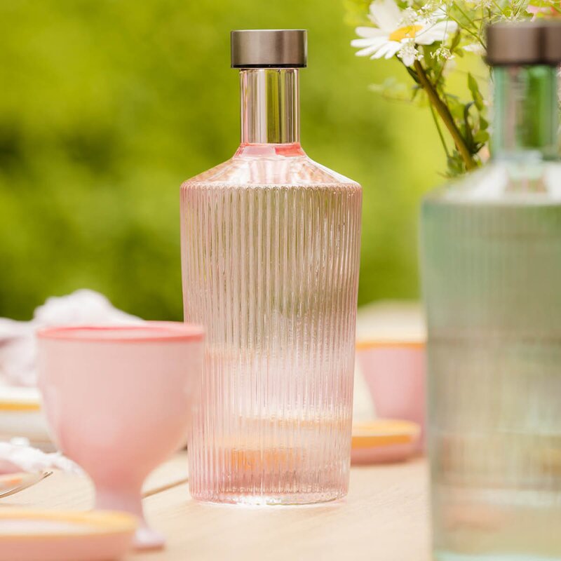 Paveau Ribbed Elegance gaveeske Pink 3 deler rosa