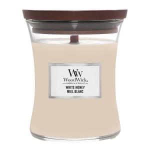 WoodWick Hourglass duftlys medium white honey