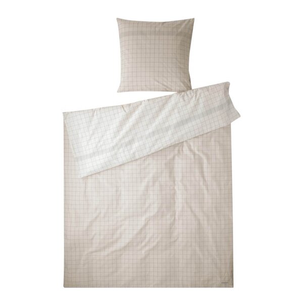 Stelton Soft Home Vibeke Klint sengetøy 140x220 cm/50x70 cm hvit