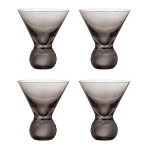 Bloomingville Coctailglass Corliss 16,5 cl 4 stk grå