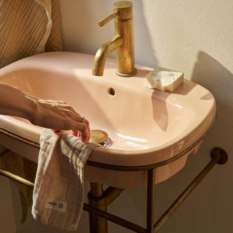 The Organic Company FINE vaskeklut 30x30 cm 3 stk stone