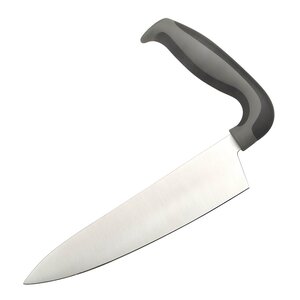 Aanonsen Kokkekniv ergonomisk 27 cm svart/stål