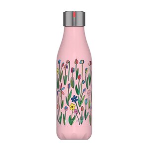 Les Artistes Rosa Sløyfe termoflaske 0,5L Anette Moi små blomster rosa