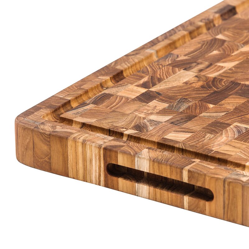 Teakhaus Butcher Block skjære- og serveringsbrett 42x30,5 cm teak