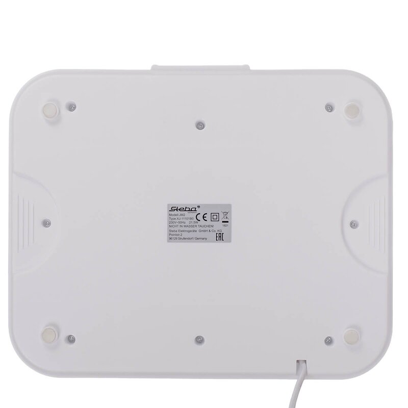 Steba Yoghurtmaskin JM2 2,5L med glassbeholder 12 stk rustfritt stål/hvit