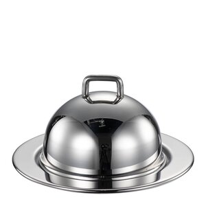 Modern House Lundi mini serveringsklokke blank