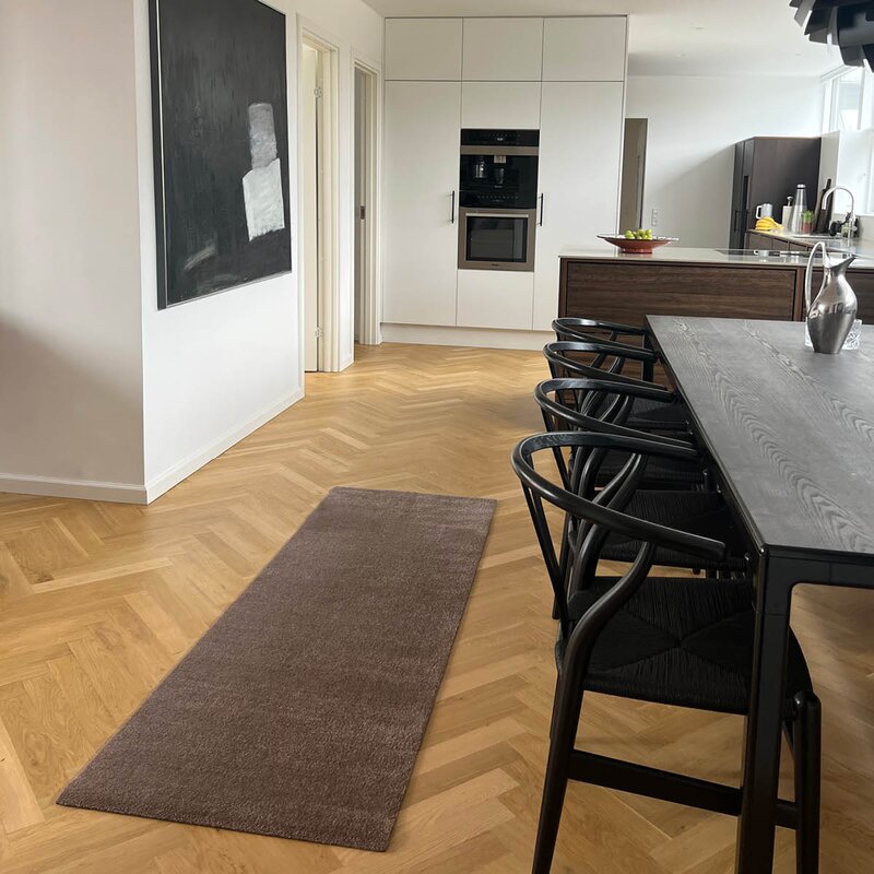 Tica Copenhagen Unicolor gulvmatte 200x90 cm sand/beige