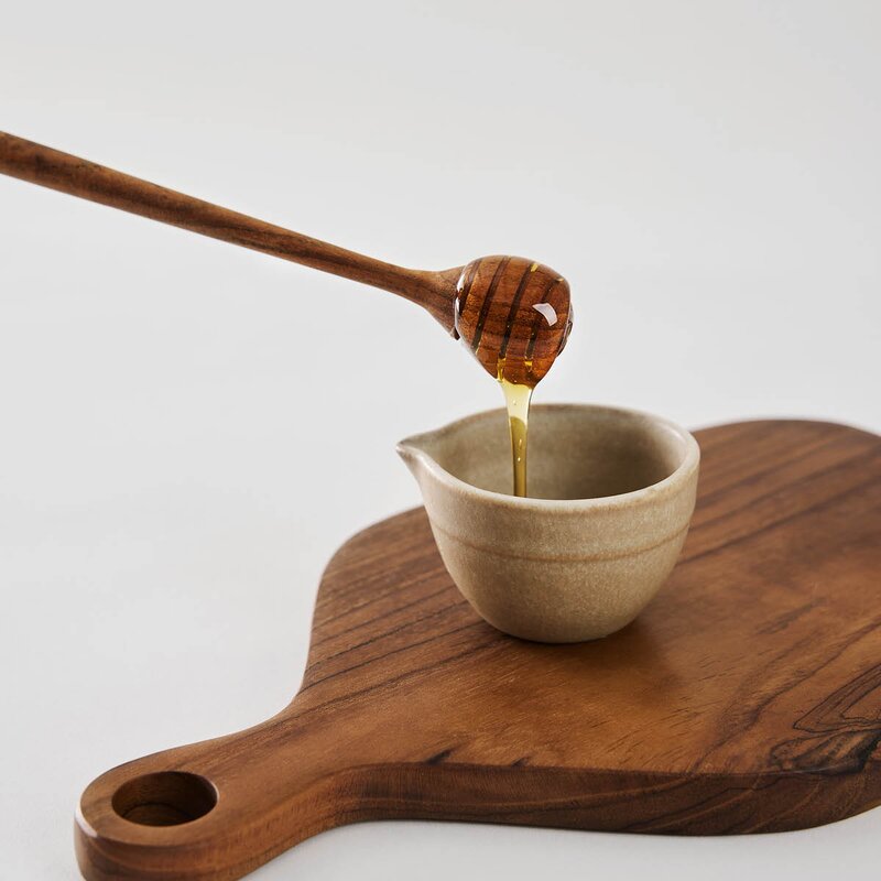 Tell Me More Teak honningskje 19 cm tre