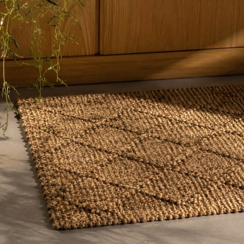 Deco Nord Knåter dørmatte 60x90 cm Silvernatur