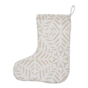 House Doctor Clip julestrømpe 44 cm off-white