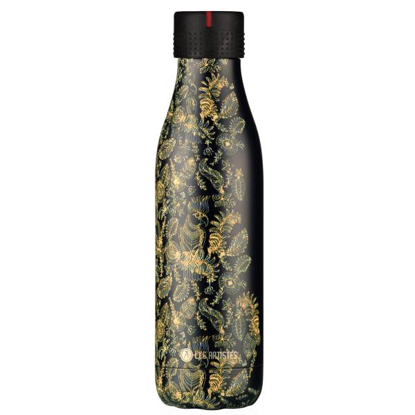 Les Artistes Bottle Up Design termoflaske 0,5L paisley svart