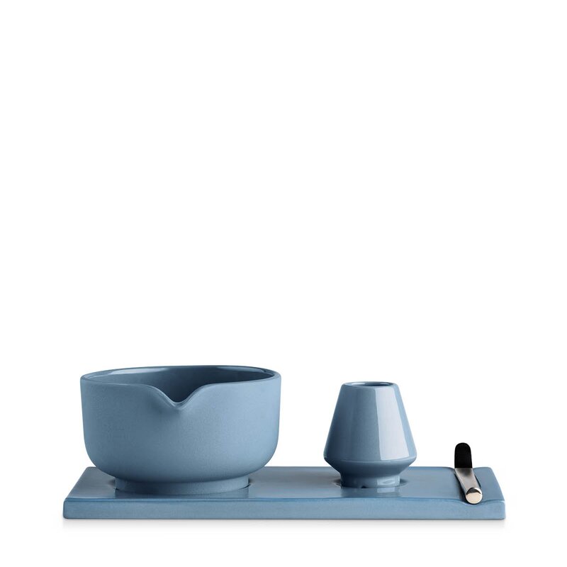 Fellow Matcha sett Hazy Blue