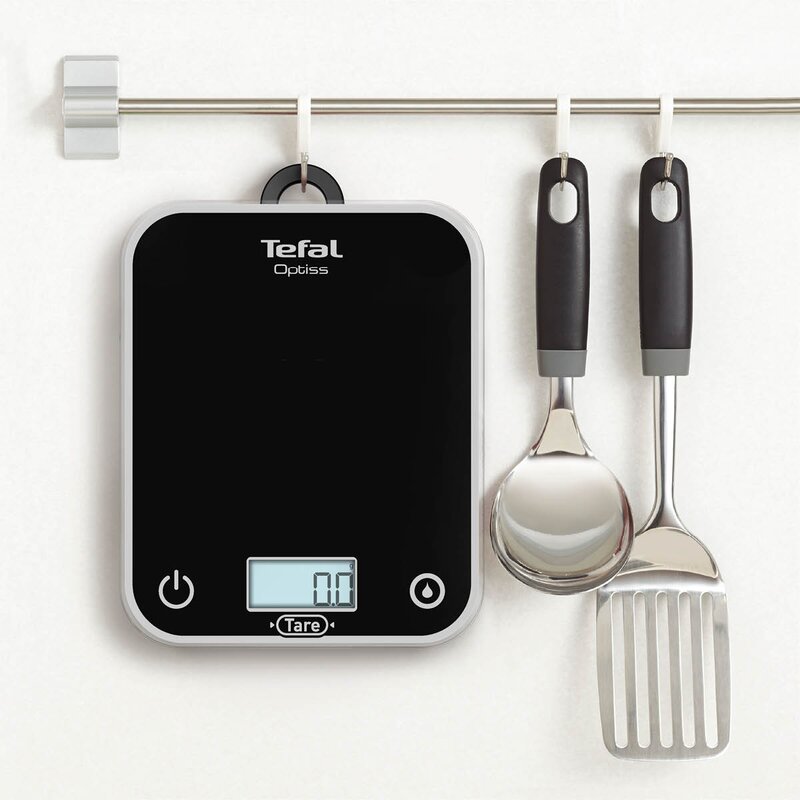 Tefal Optiss kjøkkenvekt 5 kg svart