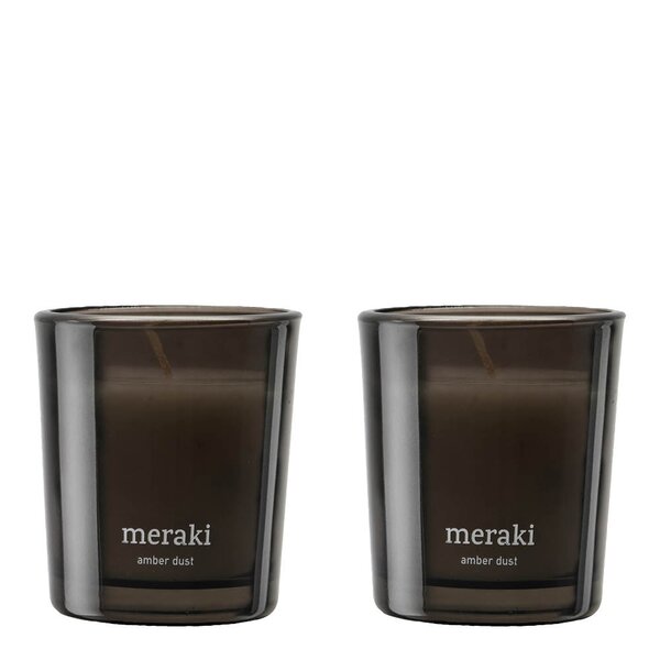Meraki Amber Dust duftlys 60 g 2 stk