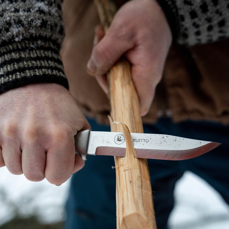 Brusletto Bamsen Masur allroundkniv 22,5 cm masurbjørk