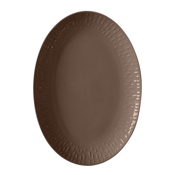 Aida - Life in colour Confetti serveringsfat oval 36x25 cm Chocolate