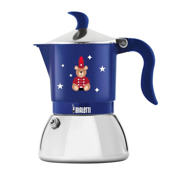 Bialetti Fiammetta espressokoker 2-kopper 10 cl blå