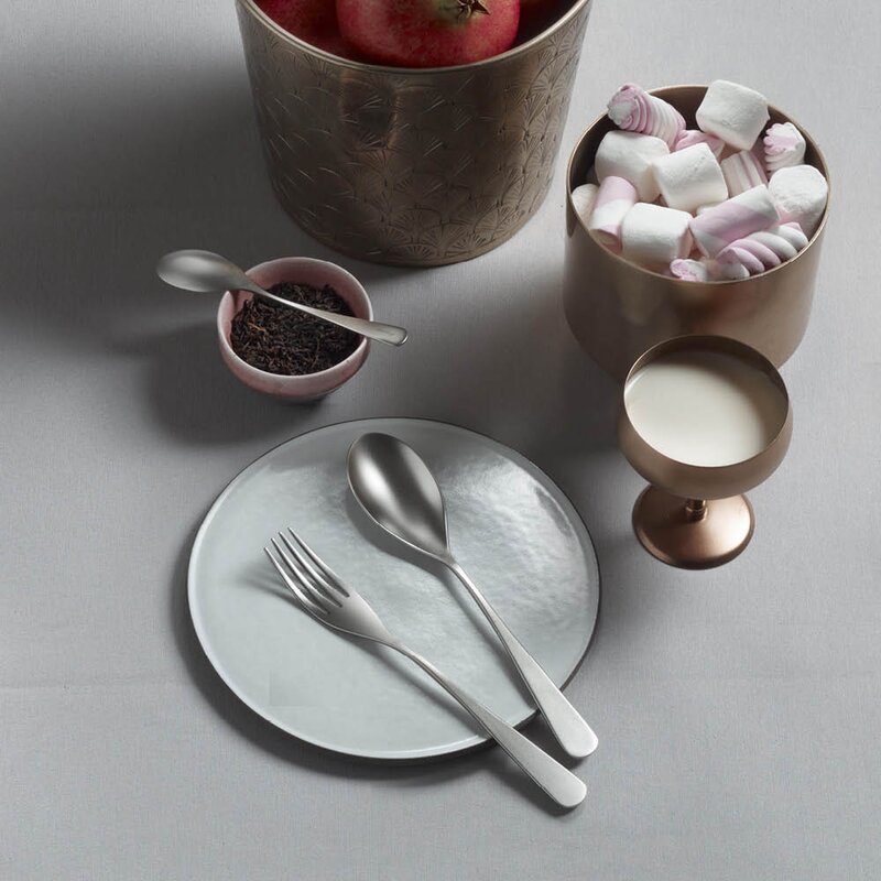 Pintinox Audrey bestikksett 24 deler stål matt