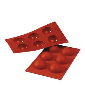 Silikomart Silikonform halvkule 6 stk 6x3 cm