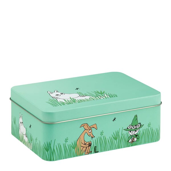 Muurla Mummi metallboks Gutter 14,5x10,5 cm grønn