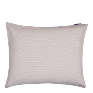 Lexington Stripete Lyocell flannell putetrekk 50x70 cm beige/hvit