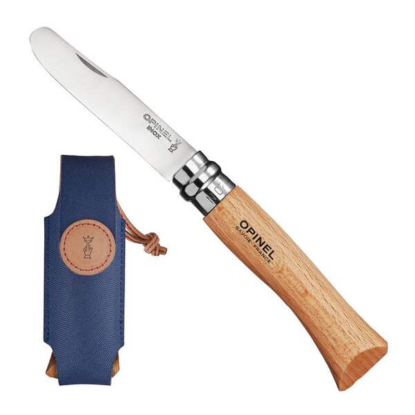 Opinel - My first Opinel lommekniv 8 cm b&oslash;k m/beltehylster
