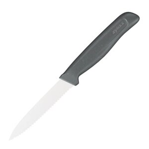 Zyliss Bølget grønnsakskniv 10 cm beluga grey
