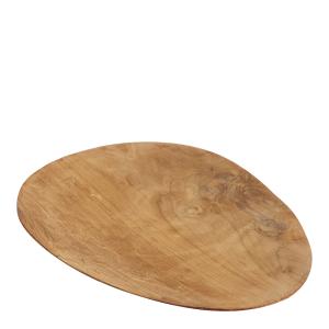 Muubs Teakroot tallerken 33x26 cm brun