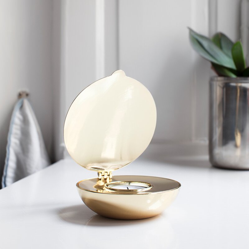 Design House Stockholm Shell telysestake messing