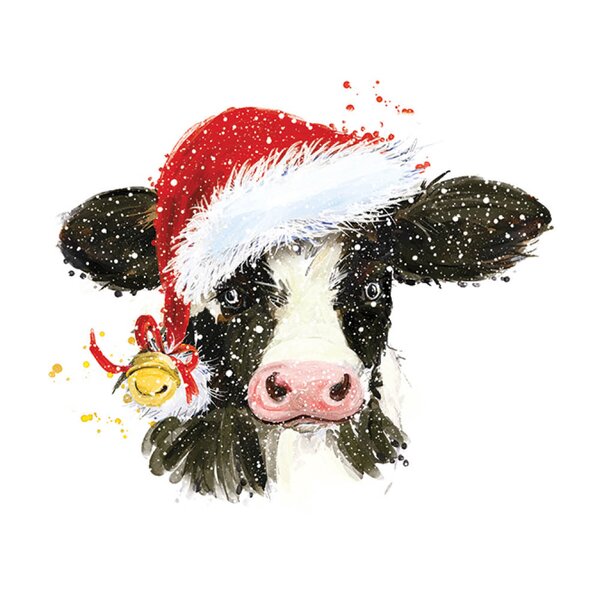 Ambiente Serviett 16,5x16,5 cm Christmas cow bell