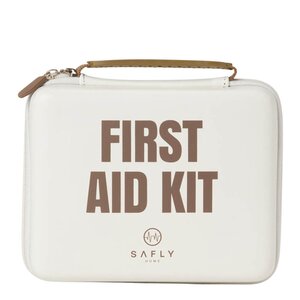 Safly Førstehjelpsskrin medium 15x19 cm kremhvit