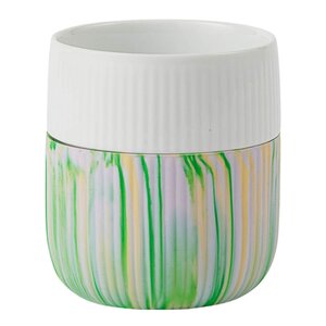 Royal Copenhagen Riflet Contrast krus 35 cl limeburst grønn