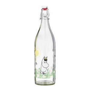 Muurla Mummi glassflaske med patentkork 1L eng