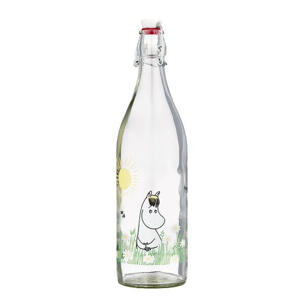 Muurla Mummi glassflaske med patentkork 1L eng