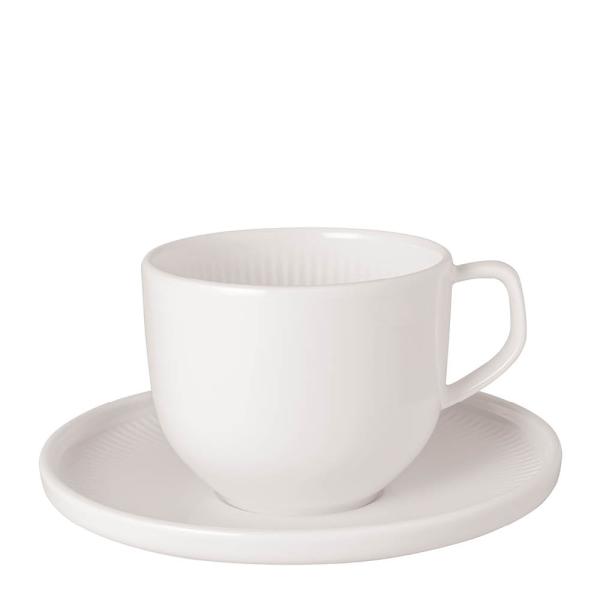 Villeroy & Boch – Afina kaffekopp med skål 15 cl hvit