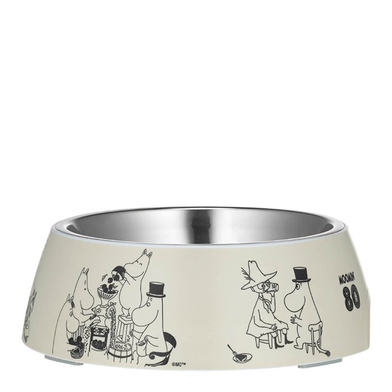 Muurla Mummi Pets matskål 650 ml 80 år lys gul