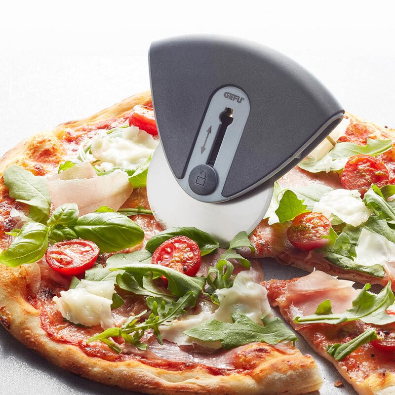 Gefu Roma pizzaskjærer 8,5 cm svart
