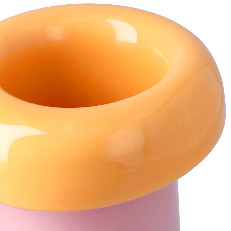 Holmegaard Soma vase 16,5 cm pink/orange