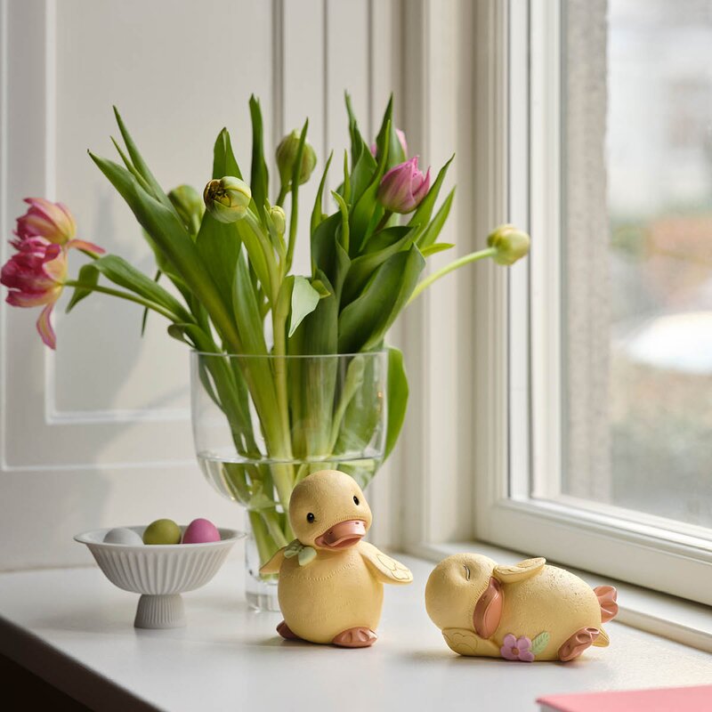 Klarborg Stor andunge Puf figur 11,5 cm