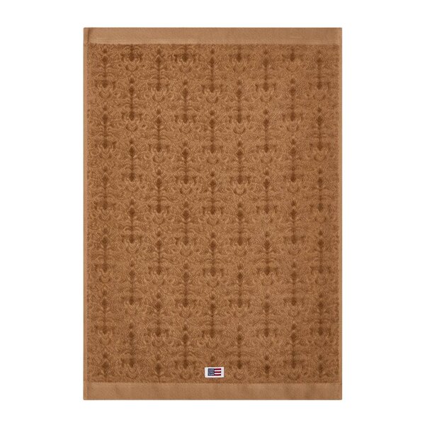 Lexington - Velour jacquard ornament håndkle 30x50 cm fudge