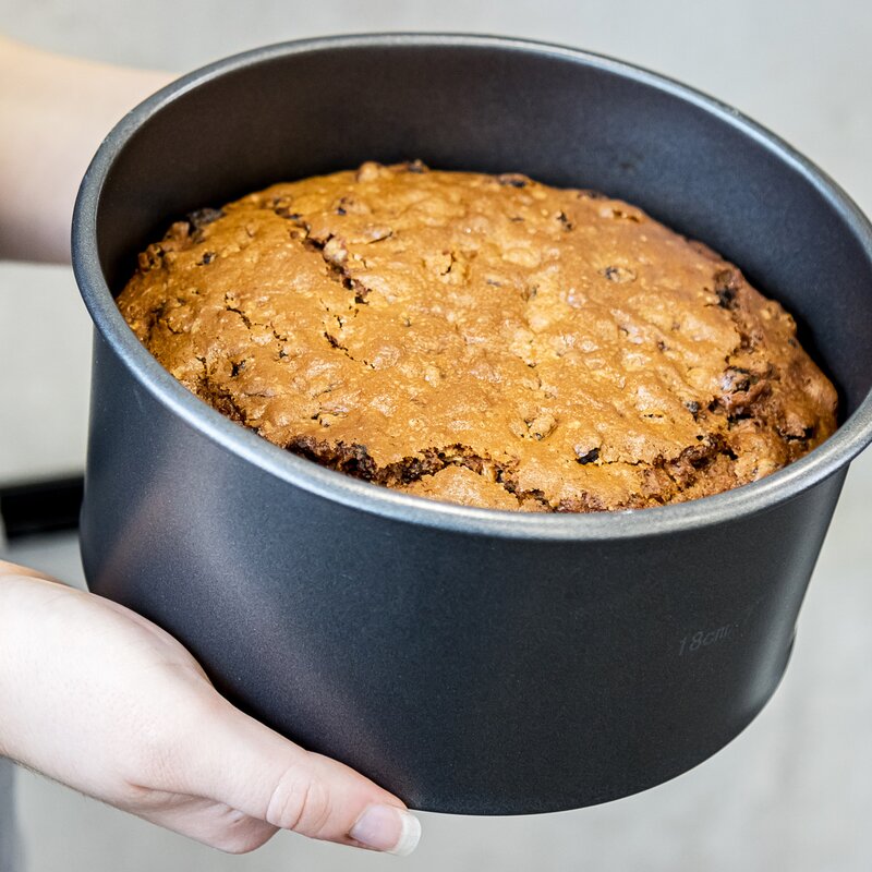 MasterClass Bakeform med avtakbar bunn 18 cm nonstick grå