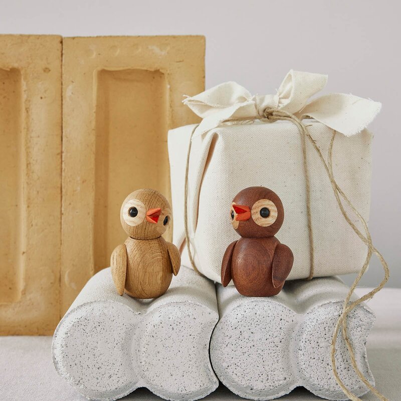 Spring Copenhagen Spring Birds Trendy tredekorasjon 6,5 cm termotre