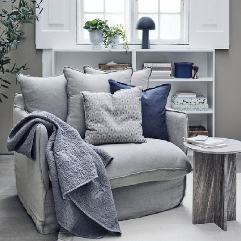 Lene Bjerre Isabelle pledd 170x130 cm grå