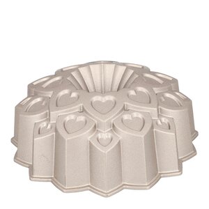 Birkmann Contoura bakeform hjerte 27 cm sølv