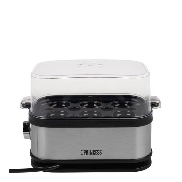PRINCESS Eggekoker 6 egg 400W rustfritt stål