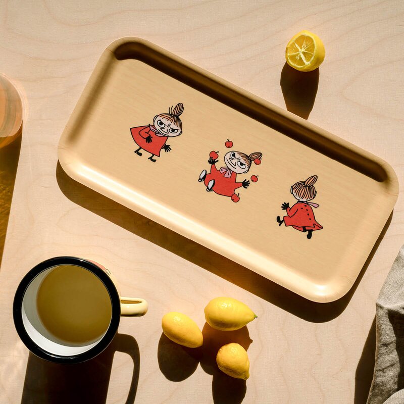 Muurla Mummi brett 13x27 cm Lille My gul