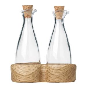 Kay Bojesen Denmark Olje-og eddikflaske H15 cm eik