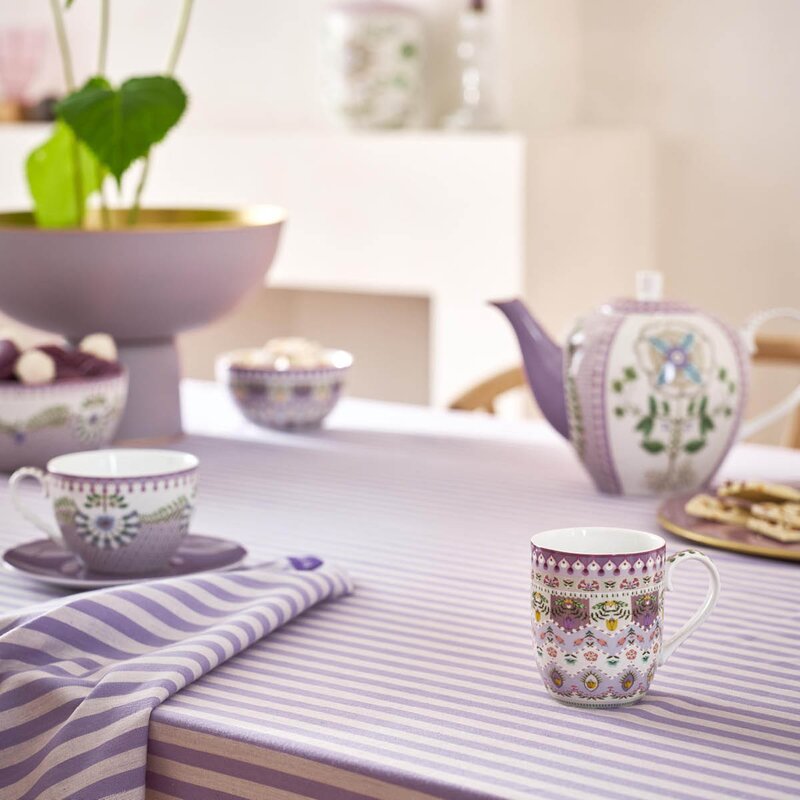 Pip Studio Lily & Lotus krus liten 14,5 cl 2 stk off-white