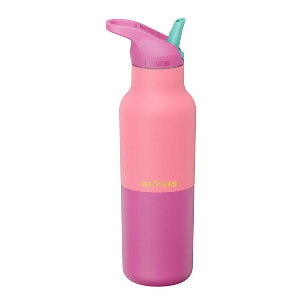 Klean Kanteen Rise vakumflaske 0,47L med sportslokk Pink Lemonade Kaleidoscope